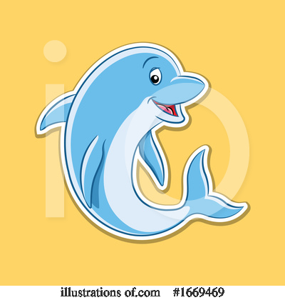 Royalty-Free (RF) Dolphin Clipart Illustration by cidepix - Stock Sample #1669469