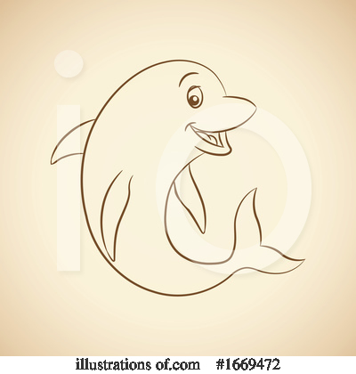 Royalty-Free (RF) Dolphin Clipart Illustration by cidepix - Stock Sample #1669472