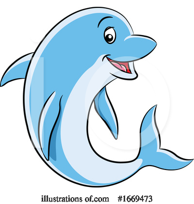 Royalty-Free (RF) Dolphin Clipart Illustration by cidepix - Stock Sample #1669473