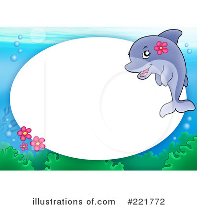 Royalty-Free (RF) Dolphin Clipart Illustration by visekart - Stock Sample #221772