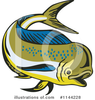 Mahi Mahi Clipart #1144228 by patrimonio