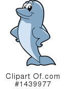 Dolphin Mascot Clipart #1439977 by Toons4Biz