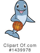 Dolphin Mascot Clipart #1439978 by Mascot Junction