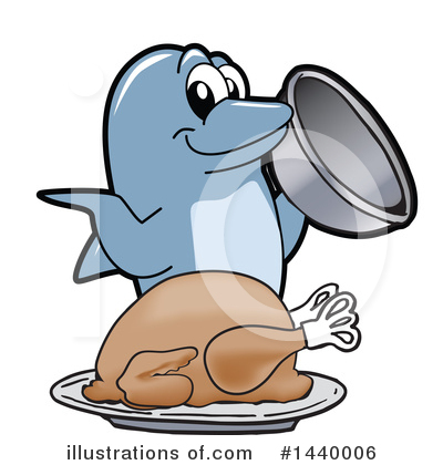 Dolphin Mascot Clipart #1440006 by Toons4Biz