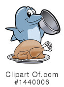 Dolphin Mascot Clipart #1440006 by Mascot Junction