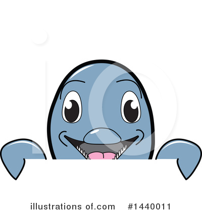 Dolphin Mascot Clipart #1440011 by Toons4Biz