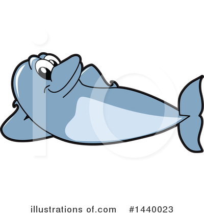 Dolphin Mascot Clipart #1440023 by Toons4Biz