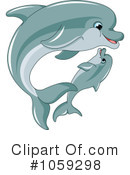 Dolphins Clipart #1059298 by Pushkin