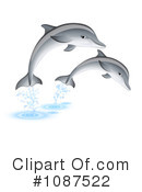 Dolphins Clipart #1087522 by Oligo