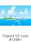 Dolphins Clipart #13981 by Rasmussen Images