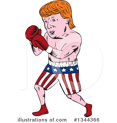 Royalty-Free (RF) Donald Trump Clipart Illustration by patrimonio - Stock Sample #1344366