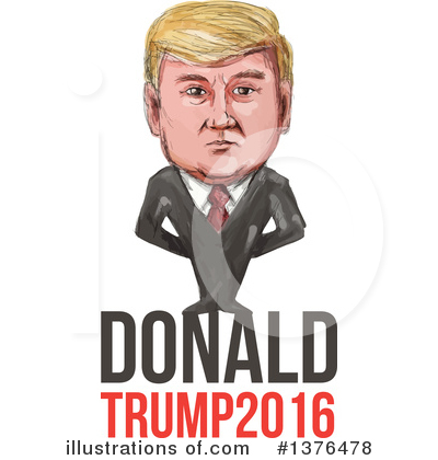 Royalty-Free (RF) Donald Trump Clipart Illustration by patrimonio - Stock Sample #1376478