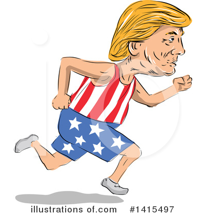 Royalty-Free (RF) Donald Trump Clipart Illustration by patrimonio - Stock Sample #1415497