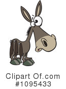 Donkey Clipart #1095433 by toonaday