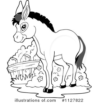 Donkey Clipart #1127822 by visekart