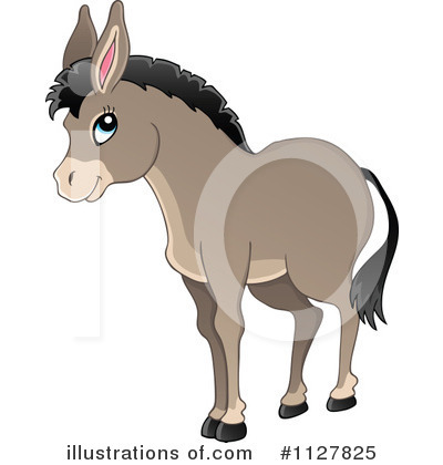 Donkey Clipart #1127825 by visekart