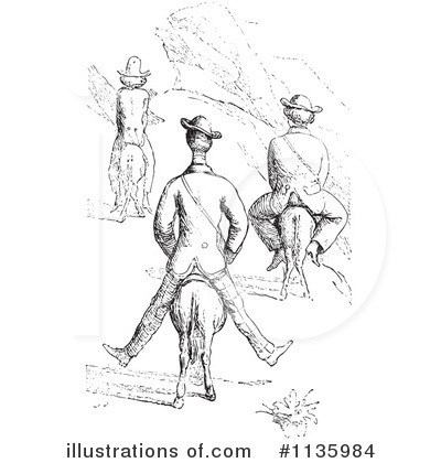 Royalty-Free (RF) Donkey Clipart Illustration by Picsburg - Stock Sample #1135984