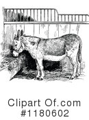 Donkey Clipart #1180602 by Prawny Vintage