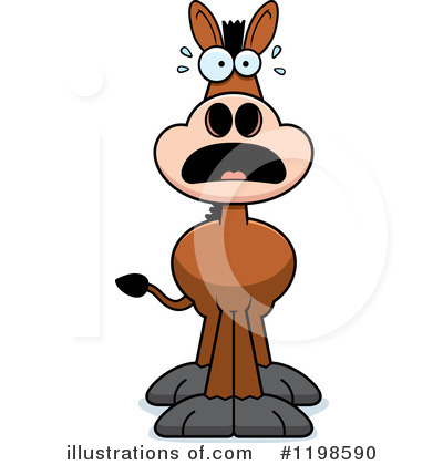 Donkey Clipart #1198590 by Cory Thoman