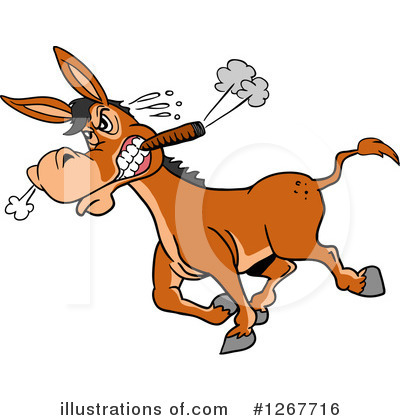 Donkey Clipart #1267716 by LaffToon