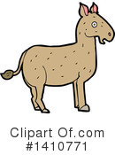 Donkey Clipart #1410771 by lineartestpilot