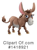 Donkey Clipart #1418921 by AtStockIllustration