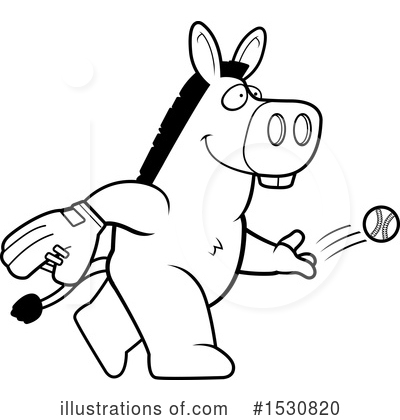 Royalty-Free (RF) Donkey Clipart Illustration by Cory Thoman - Stock Sample #1530820