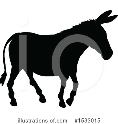 Royalty-Free (RF) Donkey Clipart Illustration by AtStockIllustration - Stock Sample #1533015