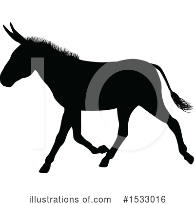 Royalty-Free (RF) Donkey Clipart Illustration by AtStockIllustration - Stock Sample #1533016