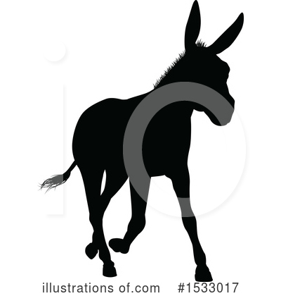 Royalty-Free (RF) Donkey Clipart Illustration by AtStockIllustration - Stock Sample #1533017