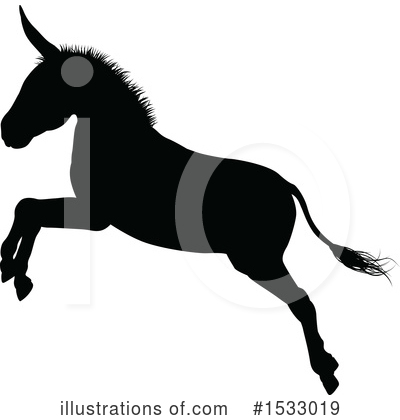 Royalty-Free (RF) Donkey Clipart Illustration by AtStockIllustration - Stock Sample #1533019