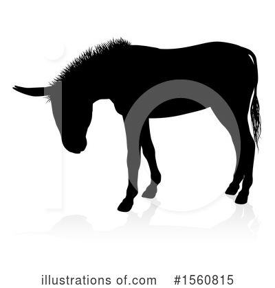 Royalty-Free (RF) Donkey Clipart Illustration by AtStockIllustration - Stock Sample #1560815