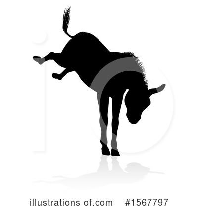 Royalty-Free (RF) Donkey Clipart Illustration by AtStockIllustration - Stock Sample #1567797