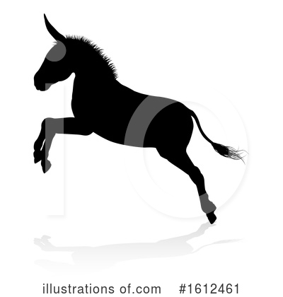 Royalty-Free (RF) Donkey Clipart Illustration by AtStockIllustration - Stock Sample #1612461