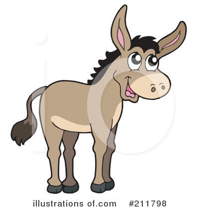Donkey Clipart #211798 by visekart