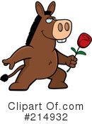 Donkey Clipart #214932 by Cory Thoman