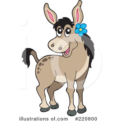 Donkey Clipart #220800 by visekart