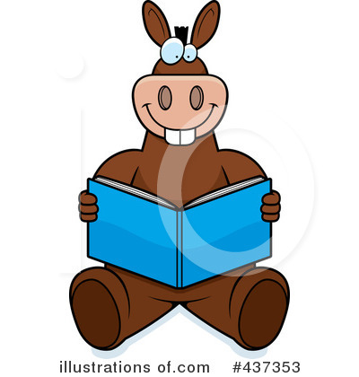 Royalty-Free (RF) Donkey Clipart Illustration by Cory Thoman - Stock Sample #437353