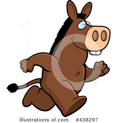 Royalty-Free (RF) Donkey Clipart Illustration by Cory Thoman - Stock Sample #438297