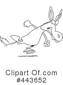 Donkey Clipart #443652 by toonaday