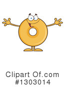 Donut Character Clipart #1303014 by Hit Toon