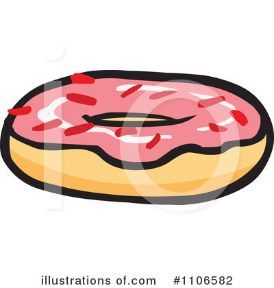 Donut Clipart #1106582 by Cartoon Solutions