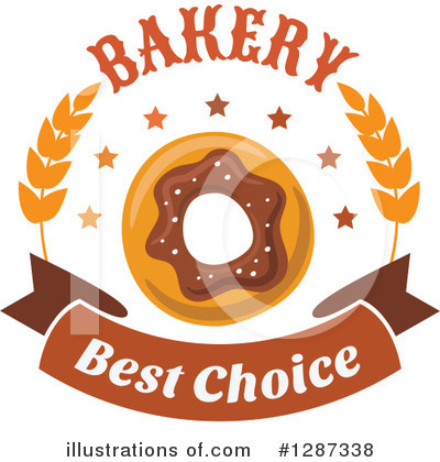 Royalty-Free (RF) Donut Clipart Illustration by Vector Tradition SM - Stock Sample #1287338