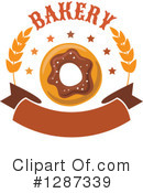 Donut Clipart #1287339 by Vector Tradition SM