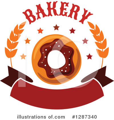Royalty-Free (RF) Donut Clipart Illustration by Vector Tradition SM - Stock Sample #1287340