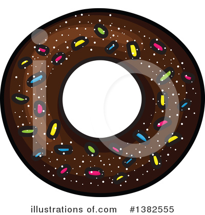 Royalty-Free (RF) Donut Clipart Illustration by Vector Tradition SM - Stock Sample #1382555