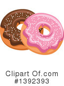 Donut Clipart #1392393 by Vector Tradition SM