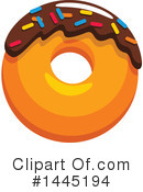 Donut Clipart #1445194 by Vector Tradition SM