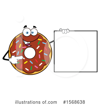 Royalty-Free (RF) Donut Clipart Illustration by Hit Toon - Stock Sample #1568638