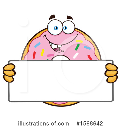 Royalty-Free (RF) Donut Clipart Illustration by Hit Toon - Stock Sample #1568642